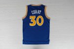 30 Curry Golden State Warriors Vintage Maillot Bleu